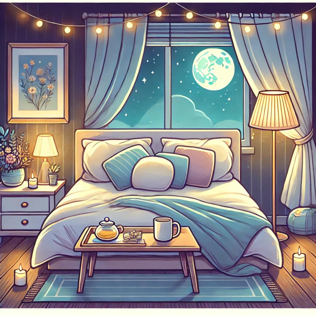 DALL·E-2024-12-27-01.41.56-A-serene-and-calming-cartoon-style-illustration-for-Getting-Enough-Sleep-as-a-Remedy-for-Fatigue.-The-image-features-a-cozy-bedroom-with-a-soft-bed-1 Natural Remedies for Fatigue: Boost Your Energy Naturally